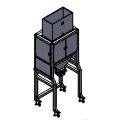 2 Heads Weigher For 5-25kg Machine